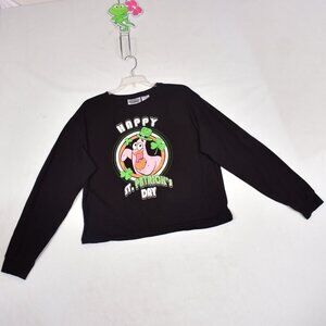 Spongebob Squarepants St. Patrick’s Day Long Sleeve T-Shirt Nickelodeon Size XXL
